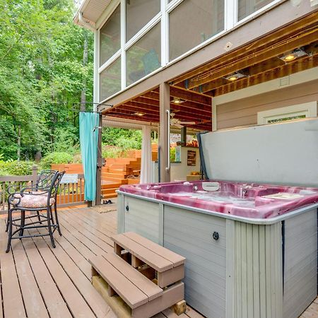 Creekside Hendersonville Haven Hot Tub And Fire Pit Extérieur photo