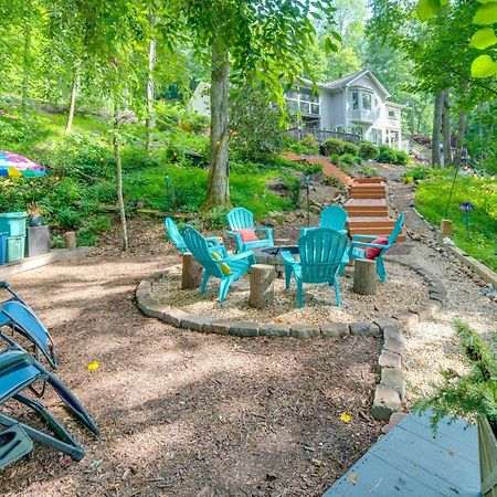 Creekside Hendersonville Haven Hot Tub And Fire Pit Extérieur photo
