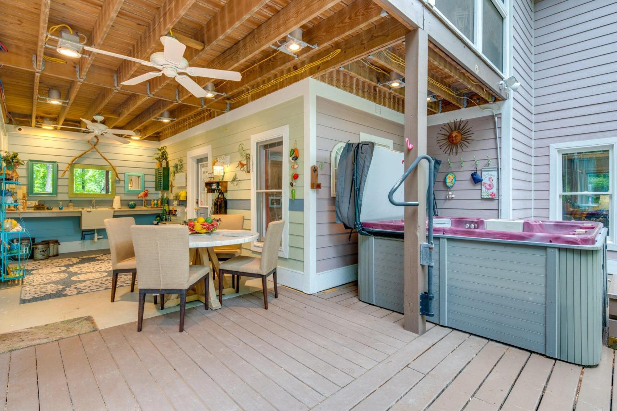 Creekside Hendersonville Haven Hot Tub And Fire Pit Extérieur photo