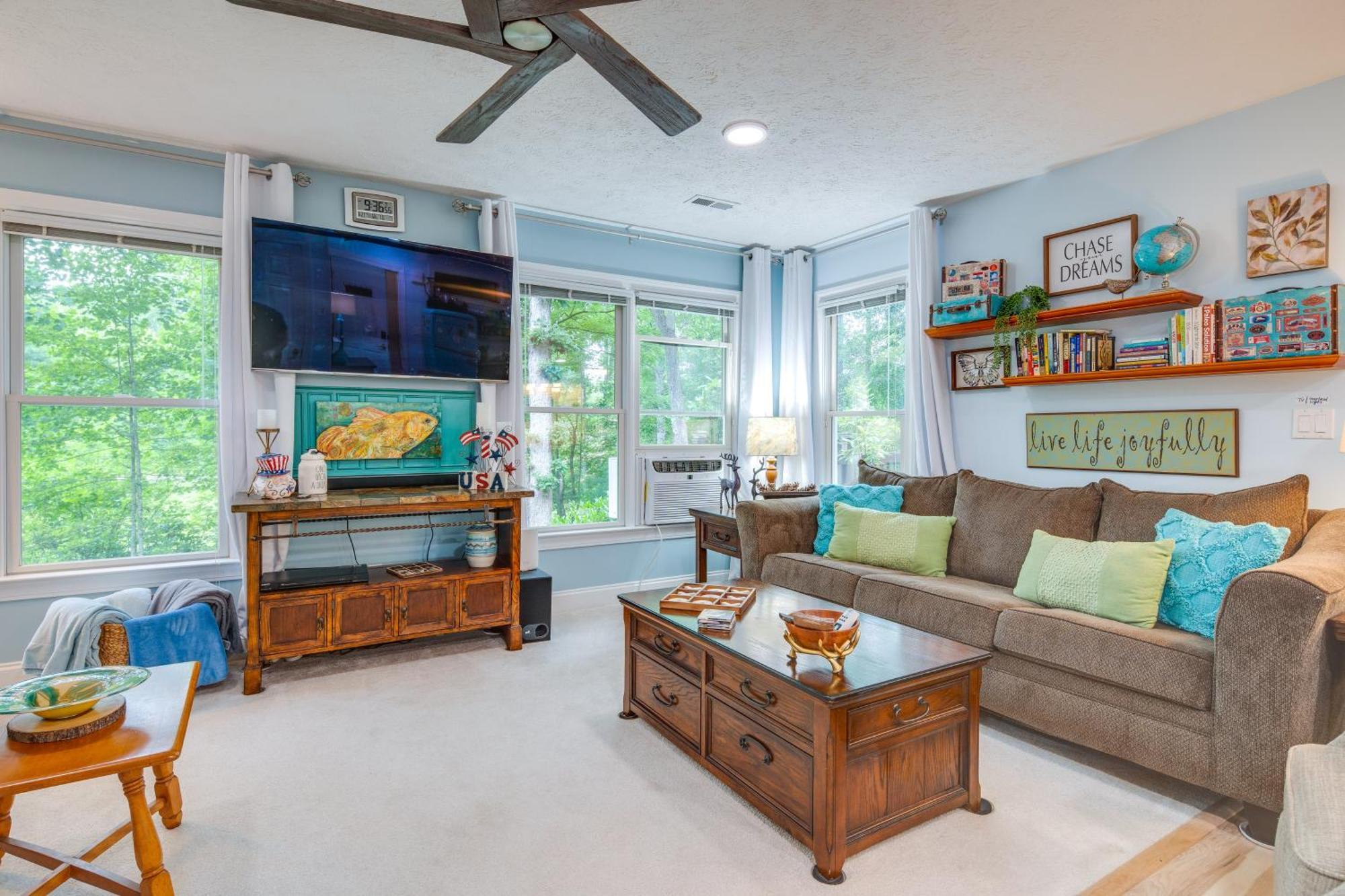 Creekside Hendersonville Haven Hot Tub And Fire Pit Extérieur photo