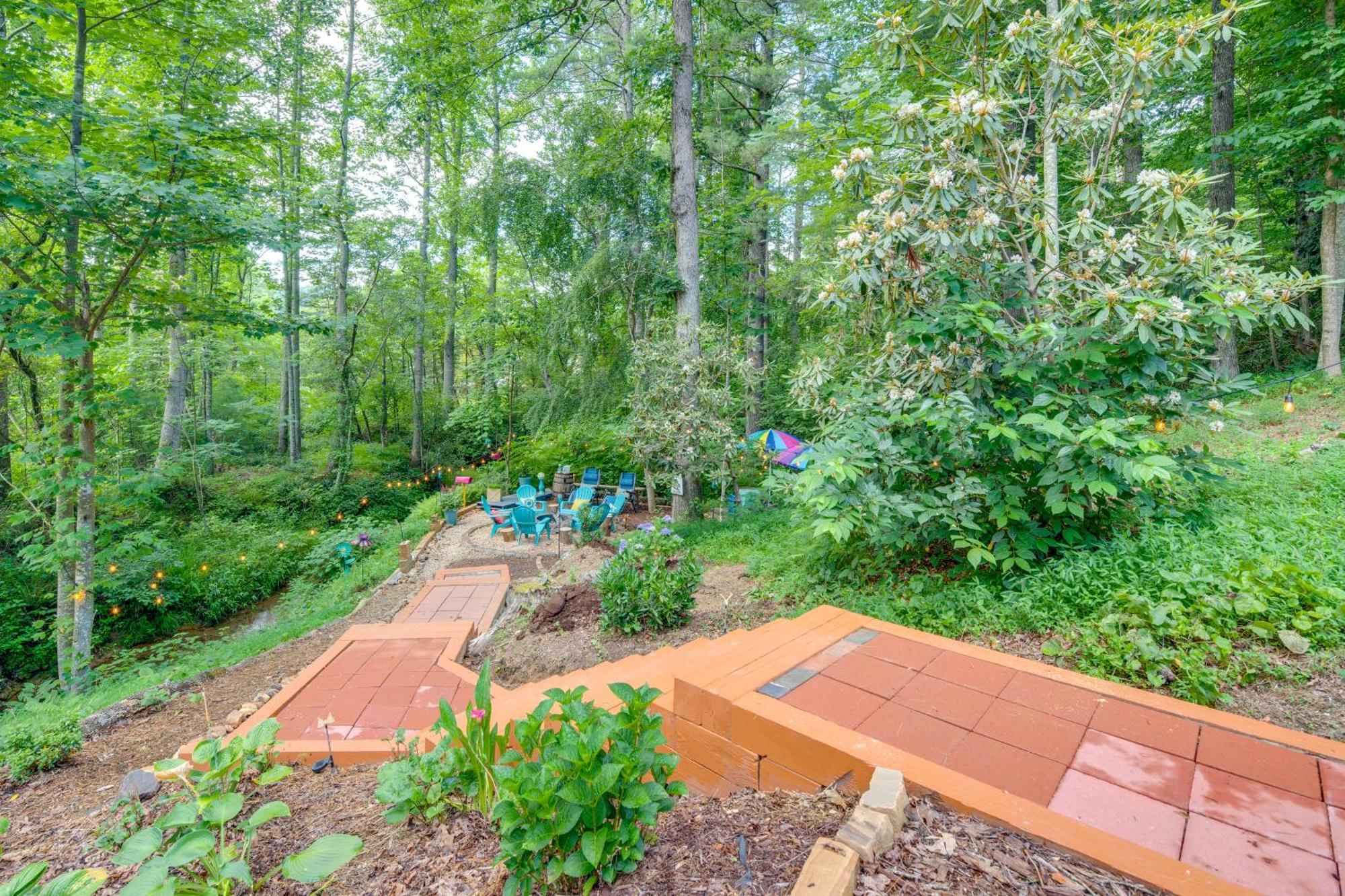 Creekside Hendersonville Haven Hot Tub And Fire Pit Extérieur photo